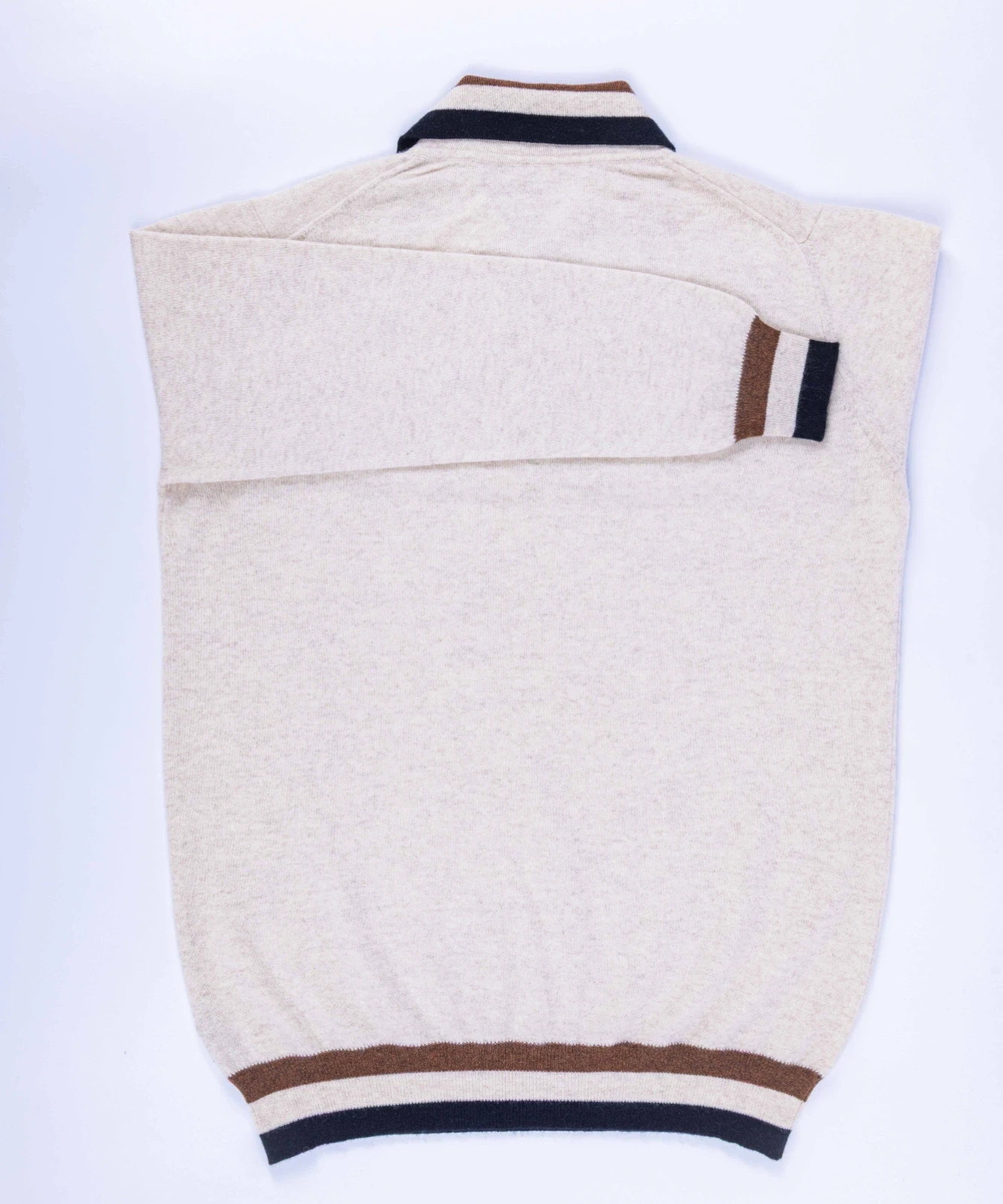 KNB09 - Classic Design Quarter Button Jumper detail view